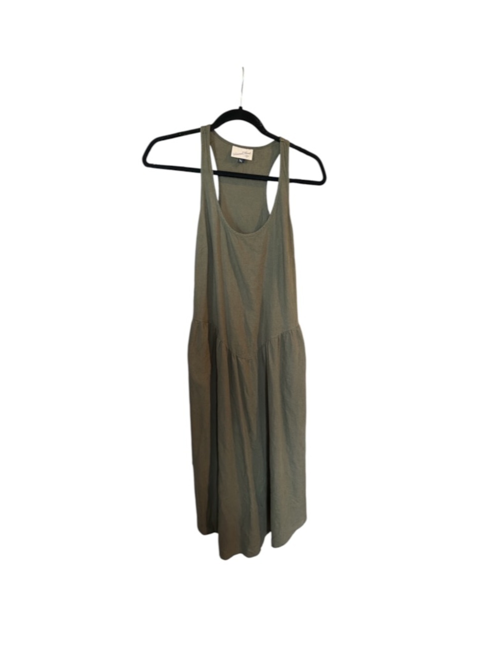 Universal Thread Racerback Olive Green Maxi Dress with Pockets